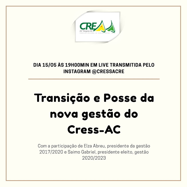CRESS-PR realizará posse da sua nova gestão com programação